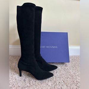 Stuart Weizmann knee-high slip-on boots